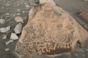Die Petroglyphen von Toro Muerto in der Nähe von Arequipa