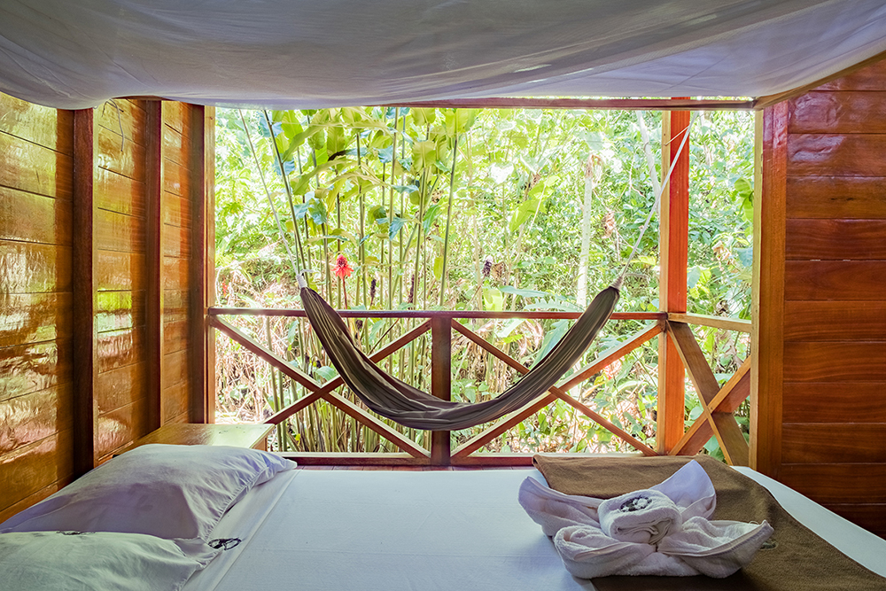 Zimmer in der Ñape Lodge im Amazonas bei Tambopata