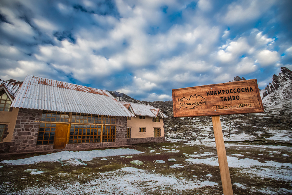 Die Huampoccocha Lodge, eine Unterkunft auf dem Apu Trail Ausangate