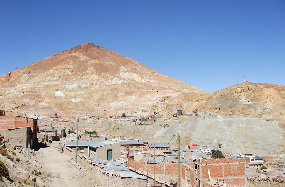 Der Cerro Rico bei Potosí