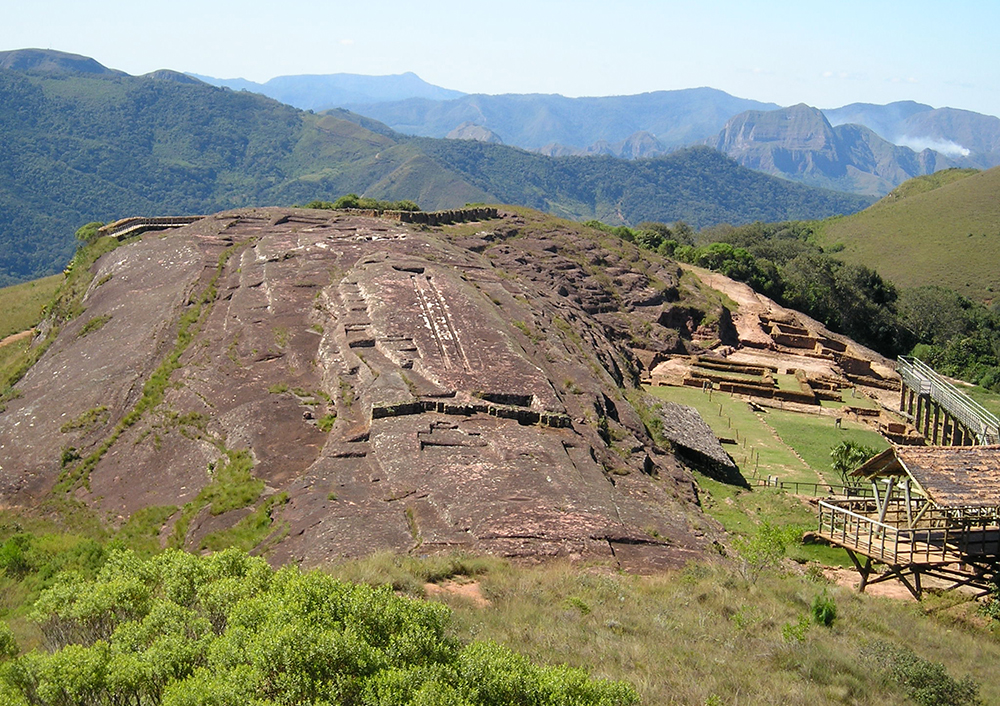 Die Inka-Festung Samaipata bei Sant Cruz