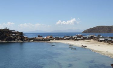 Das Örtchen Challapampa im Norden der Isla del Sol im Titicacasee, Bolivien