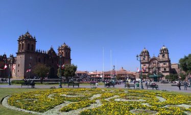 Die Plaza de Armas in Cusco