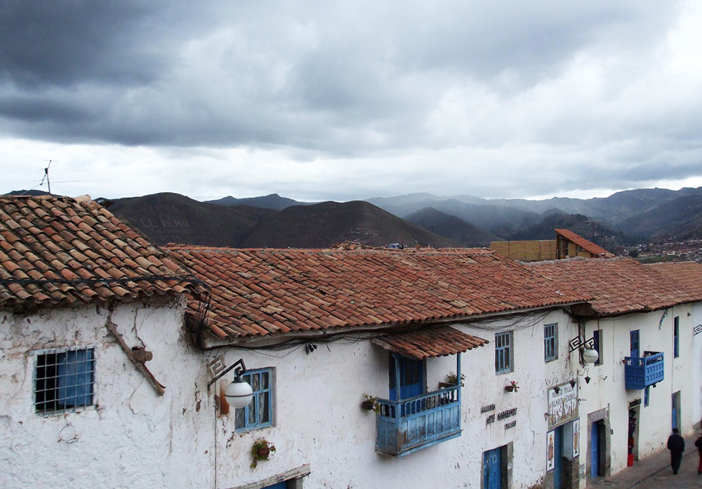 Typische Häuser, Casonas, im Stadtviertel San Blas in Cusco