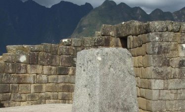 Der Intihuatana in Machu Picchu