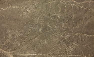 Flug über die Nasca-Linien, der Affe