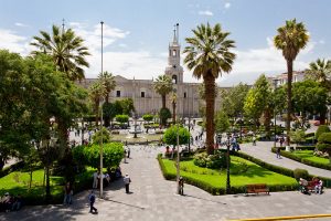 La Plaza de Armas in Arequipa
