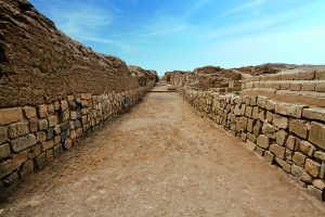 Die archäologische Stätte Pachacamac
